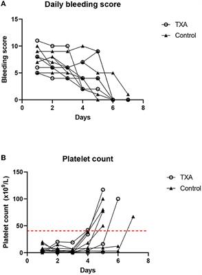 Use of tranexamic acid in dogs with primary immune thrombocytopenia: A feasibility study